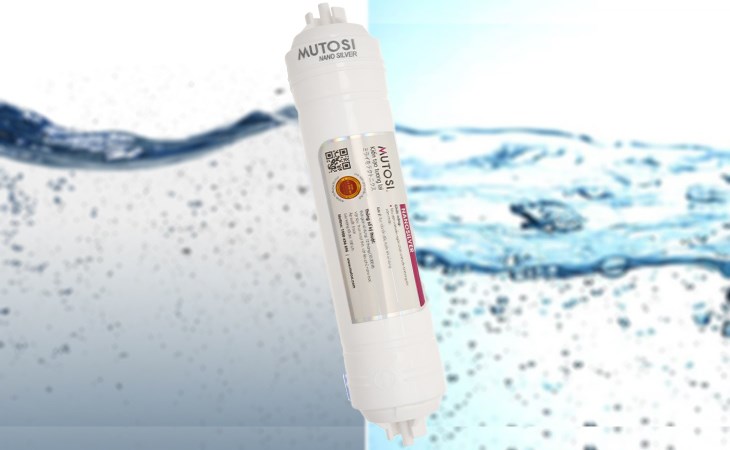 Lõi lọc chức năng Mutosi số 9 Nano bạc lọc được 10.000 lít đáp ứng nhu cầu cho gia đình, văn phòng,...