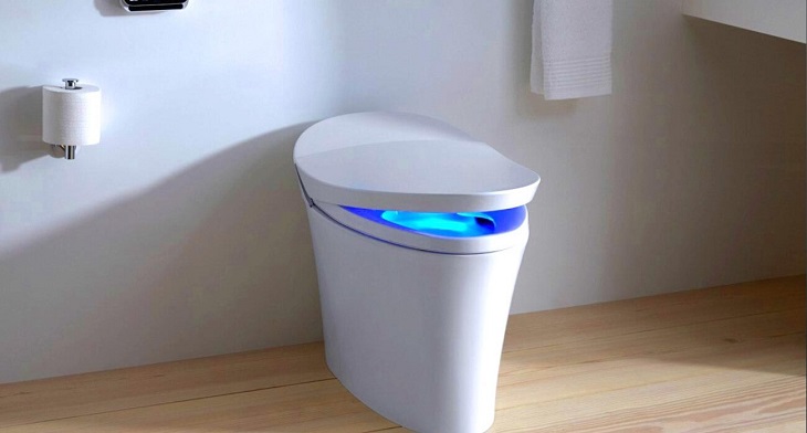 Nắp bồn cầu thông minh sẽ tự động đóng lại khi người dùng rời khỏi vị trí