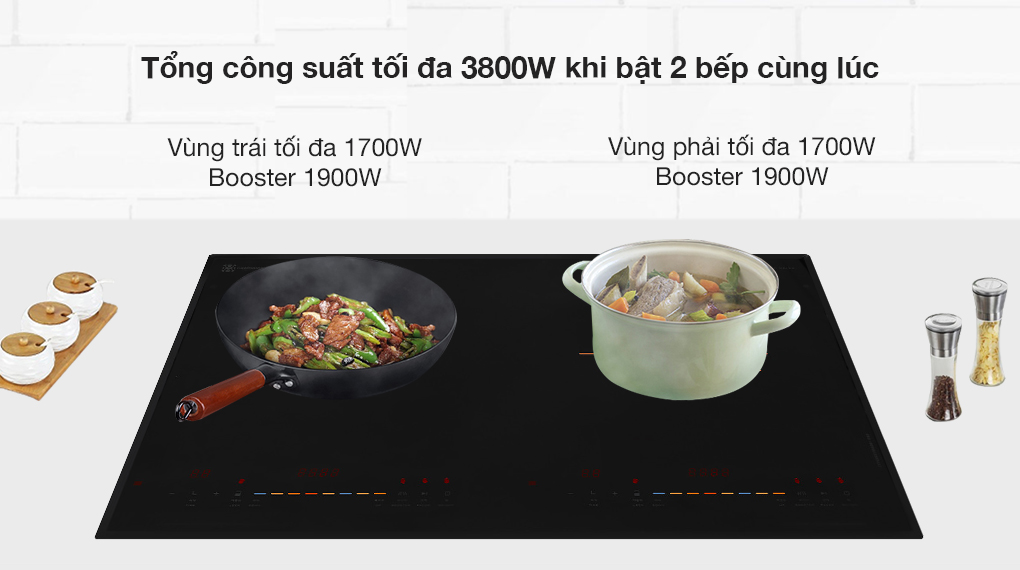 Bếp từ đôi lắp âm Hawonkoo CEH-222-II