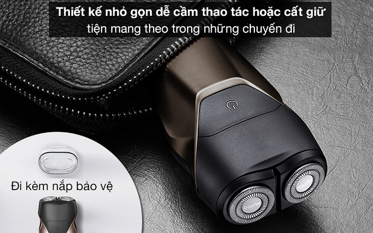 Máy cạo râu khô và ướt Flyco FS888VN có thiết kế nhỏ gọn dễ mang theo trong mỗi chuyến đi