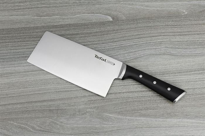 Dao chặt inox Tefal Ice Force K1750124 bản rộng, lưỡi dày, chuyên dùng chặt thịt, xương nhỏ