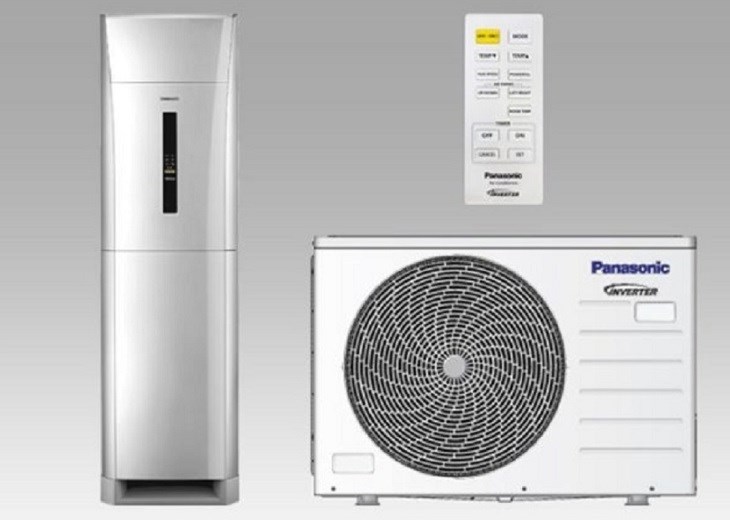 Điều hòa tủ đứng 2 chiều Inverter Panasonic E28NFQ có khả năng vừa làm mát vừa sưởi ấm tiện lợi