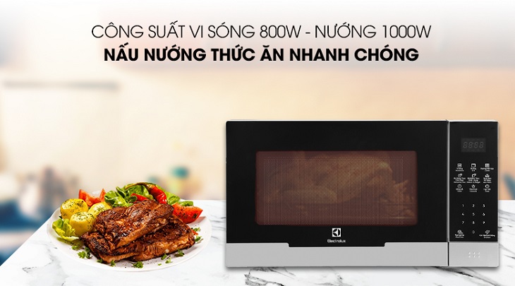 Lò vi sóng có nướng Electrolux EMG23DI9EBP 23 lít