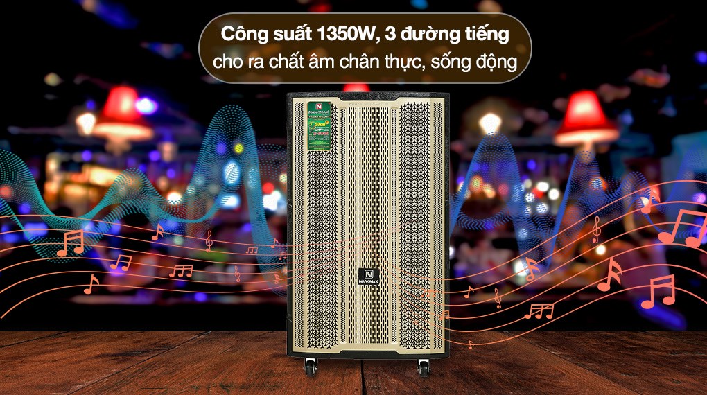 Loa kéo karaoke Nanomax S-5000 1350W