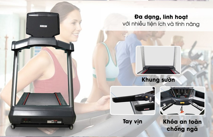 Máy chạy bộ đa năng đem tới nhiều lợi ích cho sức khỏe