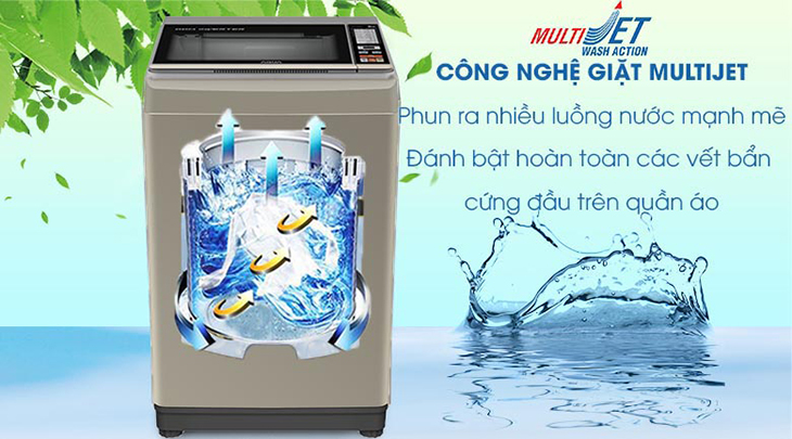 Máy giặt Aqua Inverter 9 Kg AQW-DK90CT S
