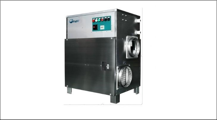Máy hút ẩm rotor hoạt động bằng cách giữ hơi ẩm trong chất làm khô