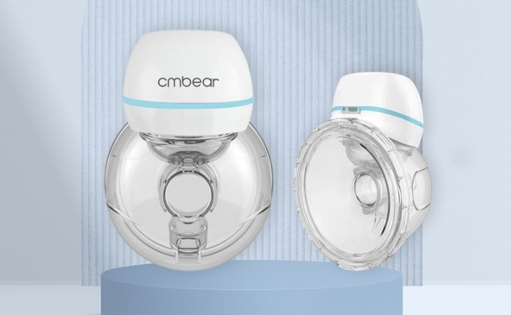 Máy hút sữa không dây được tối giản bộ dụng cụ hút sữa và ống dây nhựa vô cùng tiện lợi cho các mẹ bỉm