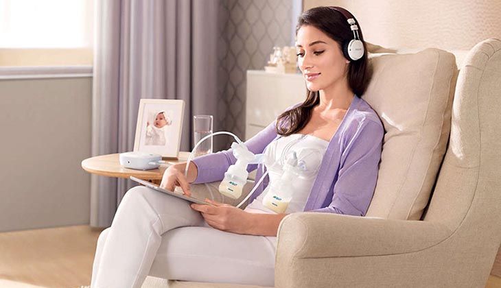 Máy hút sữa điện đôi cho mẹ bỉm bận rộn