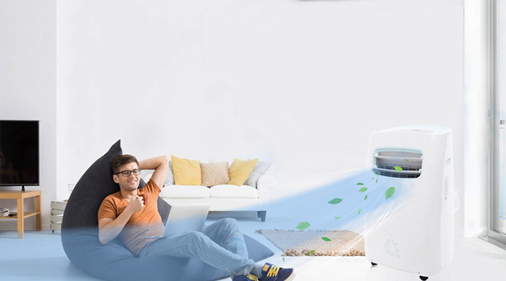 Điều hòa di động mini Midea 9000 BTU MPPF-10CRN1