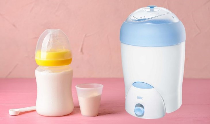 Máy tiệt trùng bình sữa Nutz có chức năng tự động ngắt điện khi cạn nước, đảm bảo an toàn khi sử dụng
