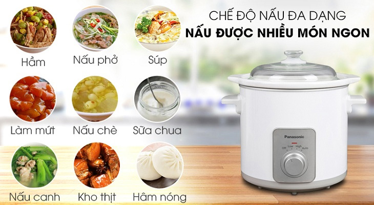 Nồi nấu chậm có thể nấu được đa dạng món ăn