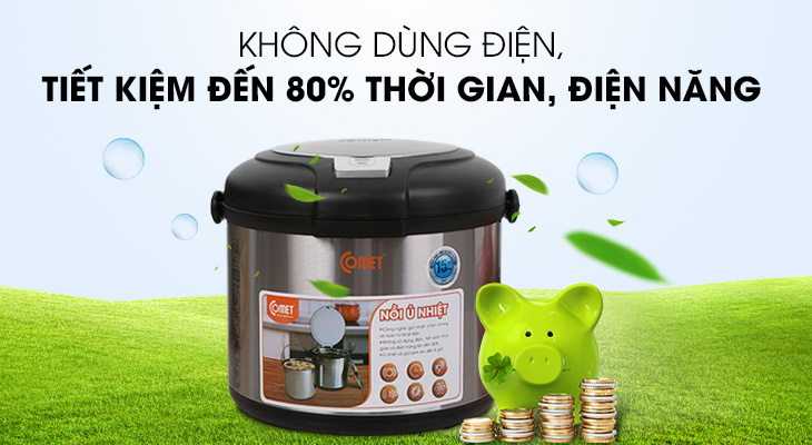 Nồi ủ giúp tiết kiệm nhiên liệu