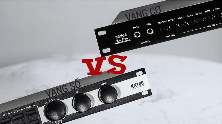 Vang cơ và vang số là hai thiết bị quan trọng của dàn karaoke