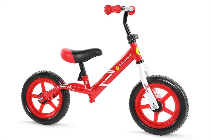 Xe Thăng Bằng Trẻ Em AVACYCLE FIXED STAR 1202 12 Inch có chất liệu khung thép chịu lực tốt đến 30 kg