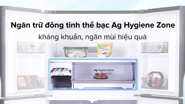 Ngăn đông tinh thể bạc trên tủ lạnh Panasonic là gì?