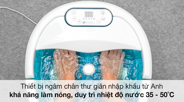 Bồn ngâm chân giúp tăng cường sức khỏe và thư giãn hiệu quả