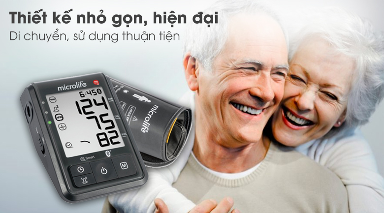 Máy đô huyết áp giúp cha mẹ tự đo huyết áp tại nhà