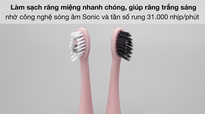 Bàn Chải Điện Halio Sonic Whitening Toothbrush PRO Rose Gold được trang bị công nghệ sóng âm Sonic giúp người già làm sạch răng nhanh chóng, hiệu quả
