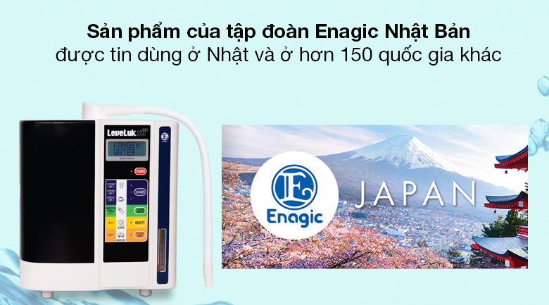 Máy lọc nước ion kiềm Kangen LeveLuk SD501 7 tấm điện cực