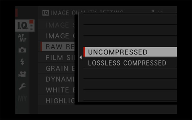 Lossless Uncompressed