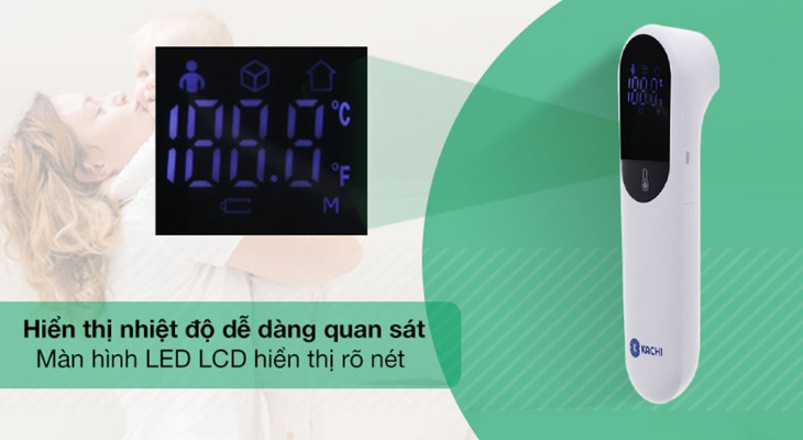 Nhiệt kế điện tử hồng ngoại Kachi JXB-315