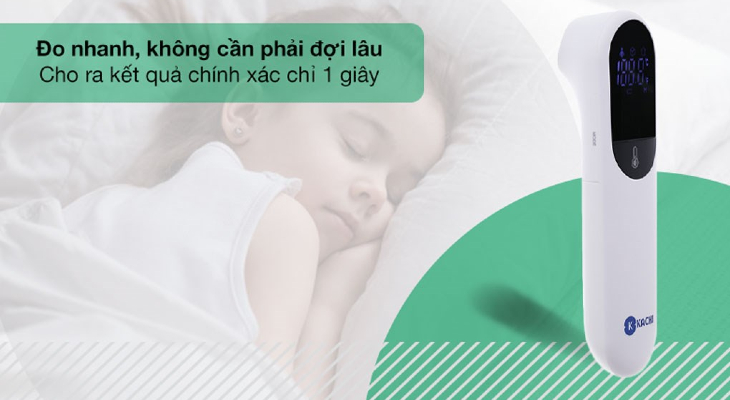 Nhiệt kế điện tử hồng ngoại Kachi JXB-315 có độ chính xác cao chỉ trong 1 giây