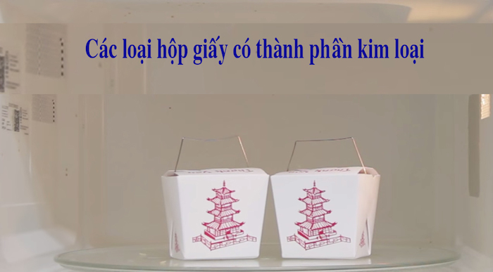 3. Các loại hộp giấy có thành phần kim loại