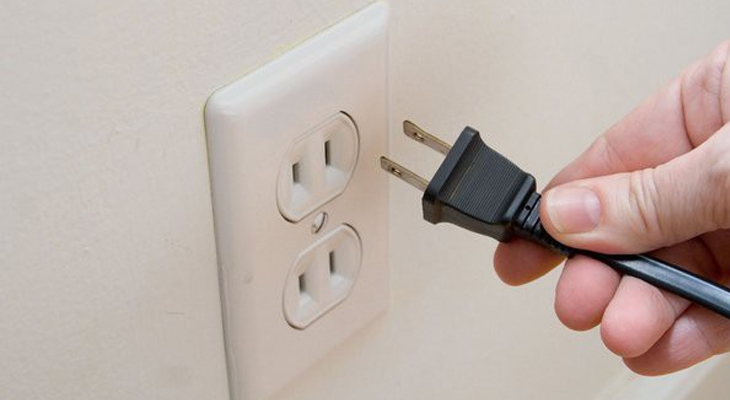 Rút điện khi không sử dụng
