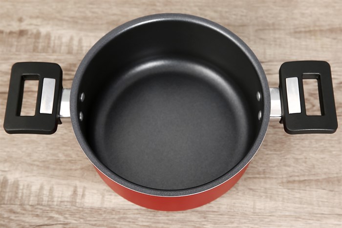 Nồi nhôm chống dính nắp kính 18 cm Hommy NE001-18