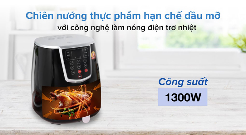 Nồi giúp giảm 80% lượng chất béo trong thực phẩm, cung cấp thức ăn tốt hơn cho sức khỏe gia đình bạn