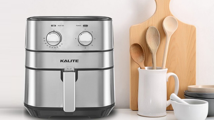 Nồi chiên không dầu Kalite Q5 5.5 lít với thiết kế sang trọng, nhỏ gọn, phù hợp với mọi không gian bếp