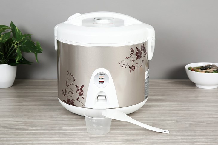 Nồi cơm điện nắp gài Crystal 1.8 lít JRC-180FE có thiết kế nắp gài, hỗ trợ giữ ấm cơm lâu hơn