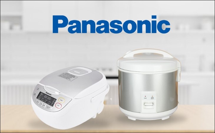Nồi cơm đến từ thương hiệu Panasonic có thiết kế trang nhã, sang trọng