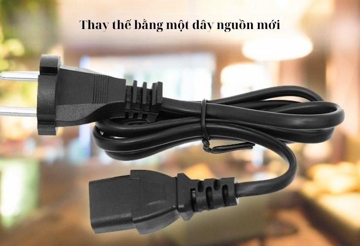Nếu phát hiện dây bị đứt hãy thay dây nguồn đa năng DMAX 0.85m DD-002-BLACK-0.85M để nồi hoạt động hiệu quả