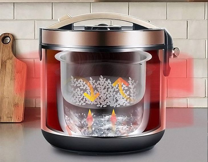 Nồi cơm tách đường loại bỏ tinh bột tiêu hóa nhanh ở gạo