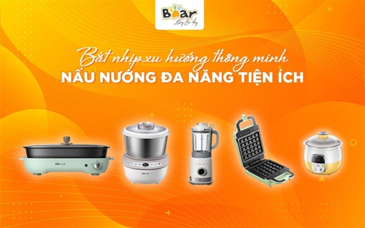 Bear kinh doanh chủ yếu là mặt hàng điện gia dụng