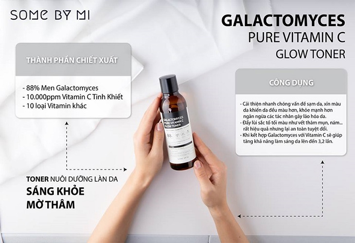 Koala Beauty Nước Hoa Hồng Trắng Căng Da Some By Mi Galactomyces Pure Vitamin C Glo