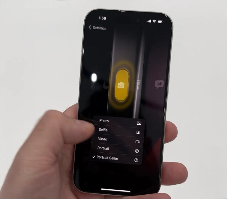 Action Button giúp mở camera nhanh hơn
