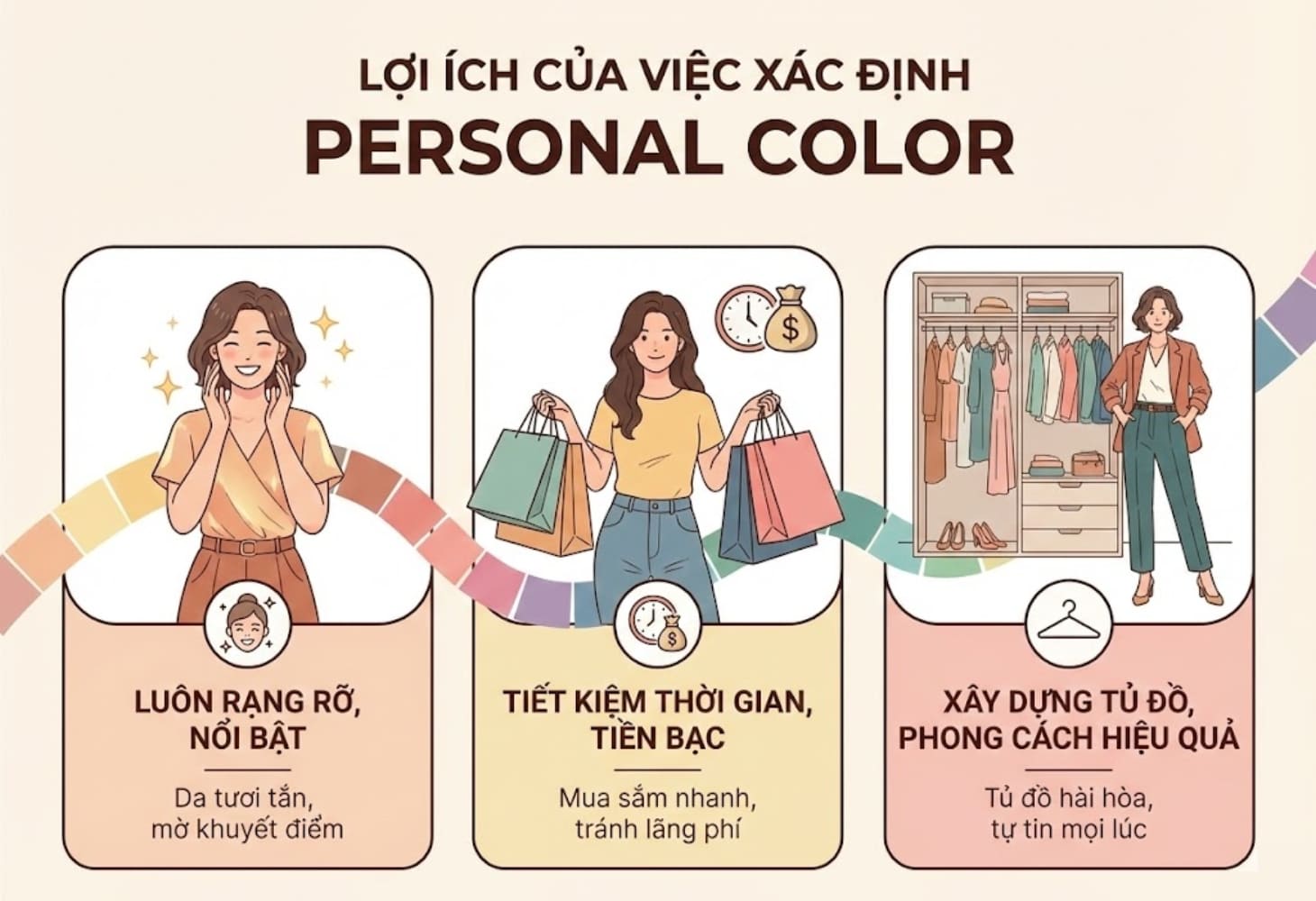 Xác định Personal Color đúng giúp bạn tự tin hơn