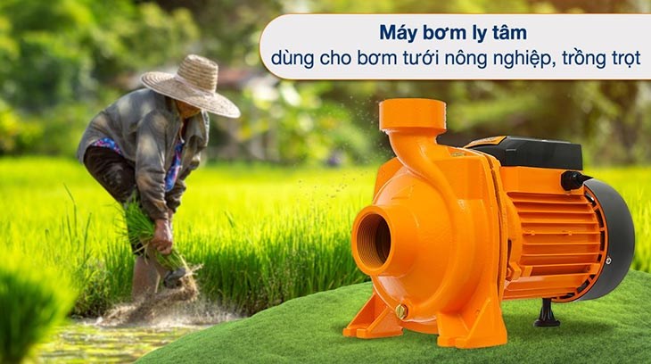 Máy bơm nước ly tâm Ingco MHF15001 1500W phù hợp sử dụng cho nông nghiệp, trồng trọt