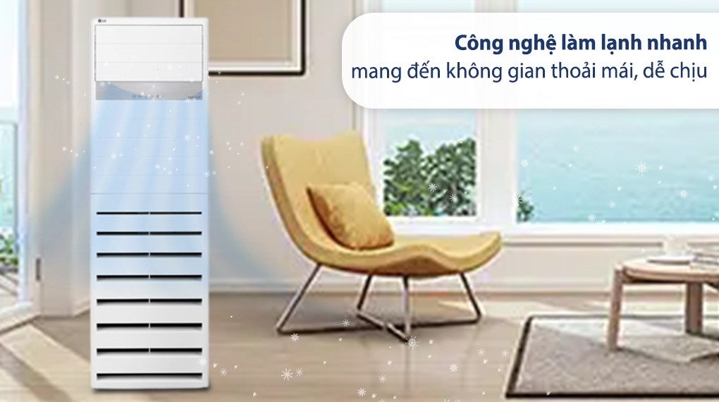 Điều hòa tủ đứng LG Inverter 46500 BTU ZPNQ48GT3A0