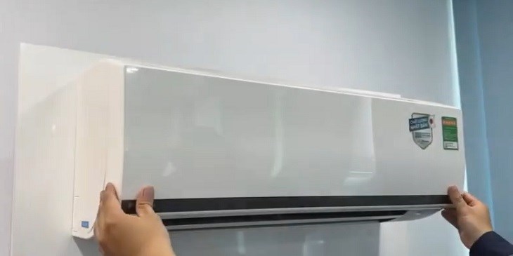 Hoàn tất thao tác thay mới phin lọc Enzym Blue kết hợp lọc bụi PM2.5