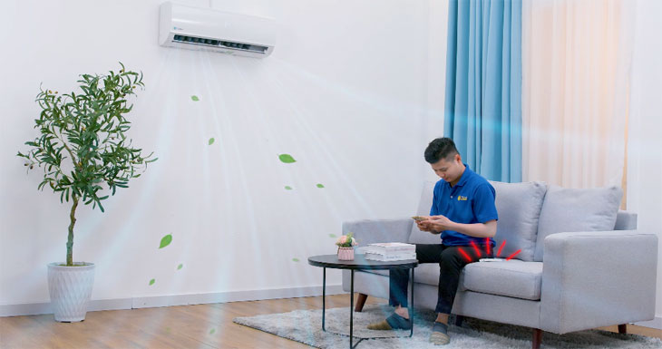 Máy lạnh Casper 2 HP KC-18FC32 đáp ứng nhu cầu làm mát hiệu quả cho không gian phòng từ 60 - 80 m3