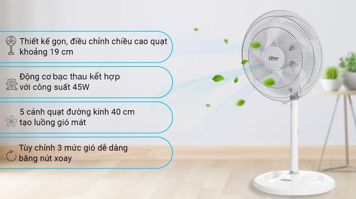 Quạt đứng Lifan Đ-616A được bán với giá 810.000 đồng (cập nhật 05/2023, có thể thay đổi theo thời gian)