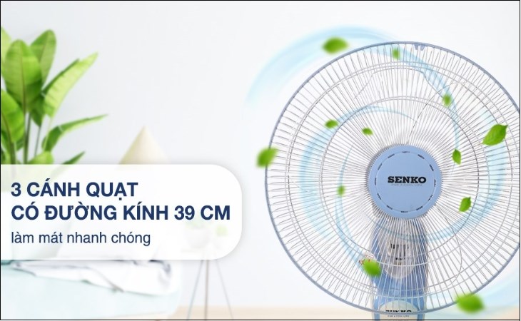 Quạt treo tường Senko TC1626