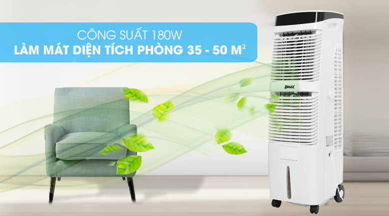 Công suất quạt điều hòa Dmax cao, làm mát trên diện rộng