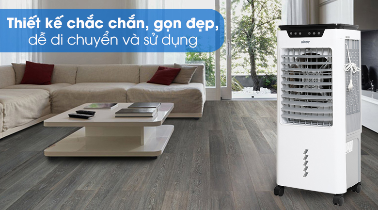 Quạt điều hòa Hommy có thiết kế đẹp mắt