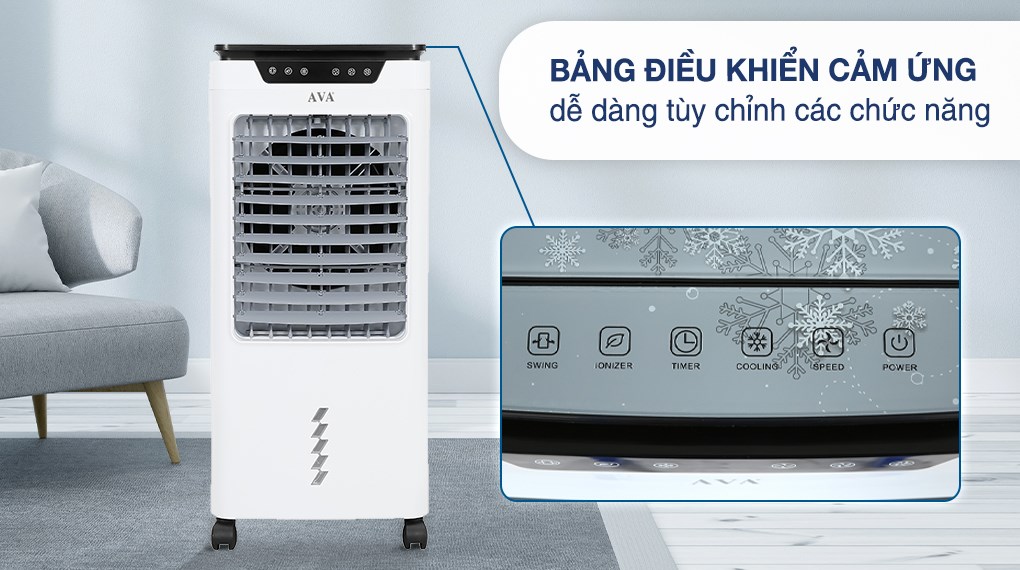 Bảng điều khiển trên Quạt điều hòa AVA RPD-80 130W