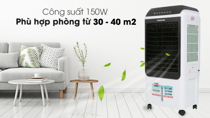 Quạt điều hòa có khả năng làm mát nhanh chóng ở diện tích lớn